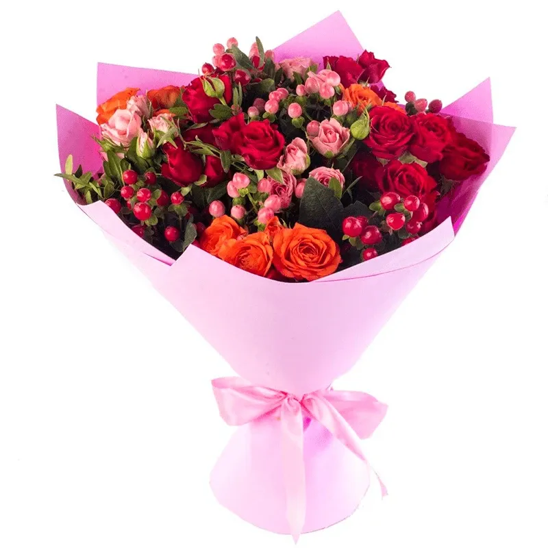 Букет «Красное солнце»